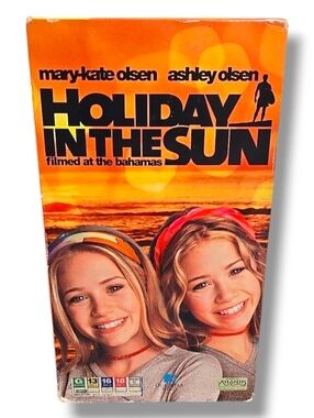 Mary-Kate & Ashley Olsen - Holiday in the Sun VHS 2001 (Ex-rental)